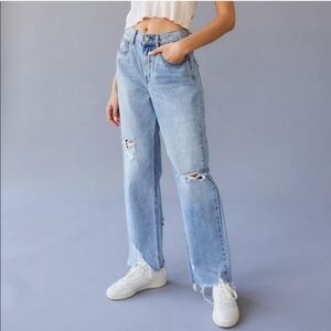 Urban Outfitters BDG Light Blue High Rise Wide Baggy Jeans